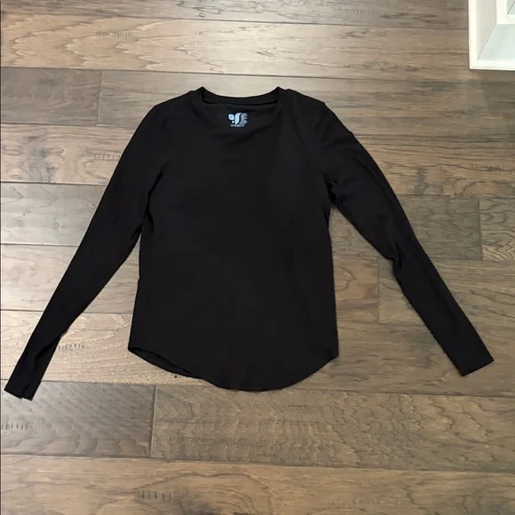 Shebird Aspen Long Sleeve Ribbed Knit Bra Top Sz 4/M - Picture 6 of 10